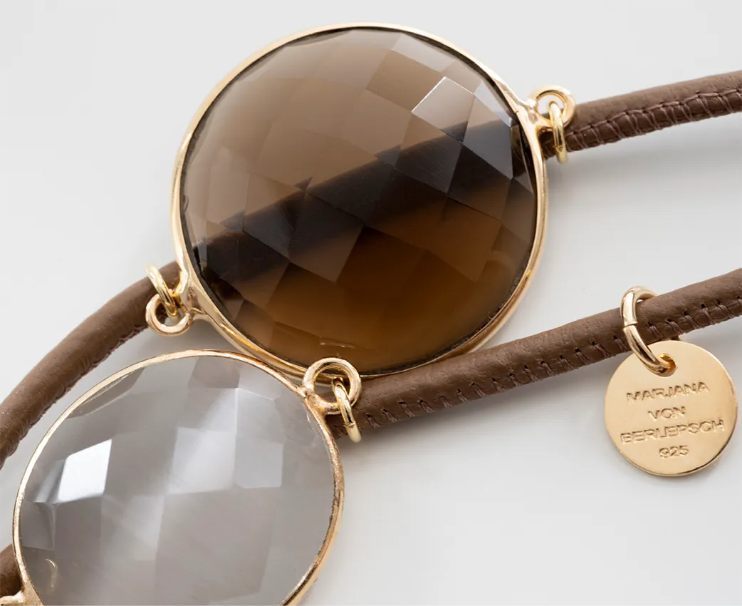 Marjana von Berlepsch - Armband Mogul Silber vergoldet